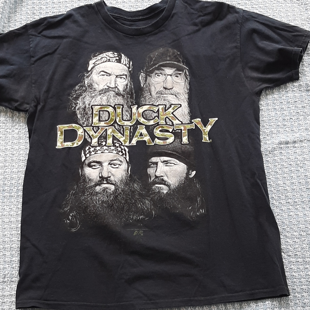 DUCK DYNASTY BLACK L T-shirt